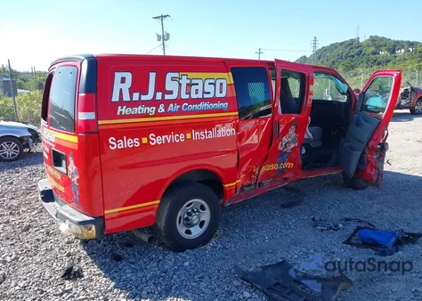 2016 Chevrolet Express 2500 Work Van from USA, damaged, VIN 1GCWGAFF0G1196307